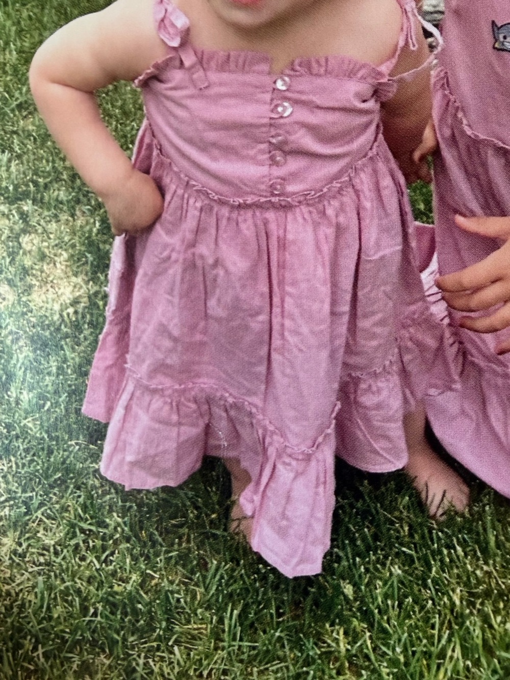 Jamie Kay Dusty Rose Ruffle Top 2T